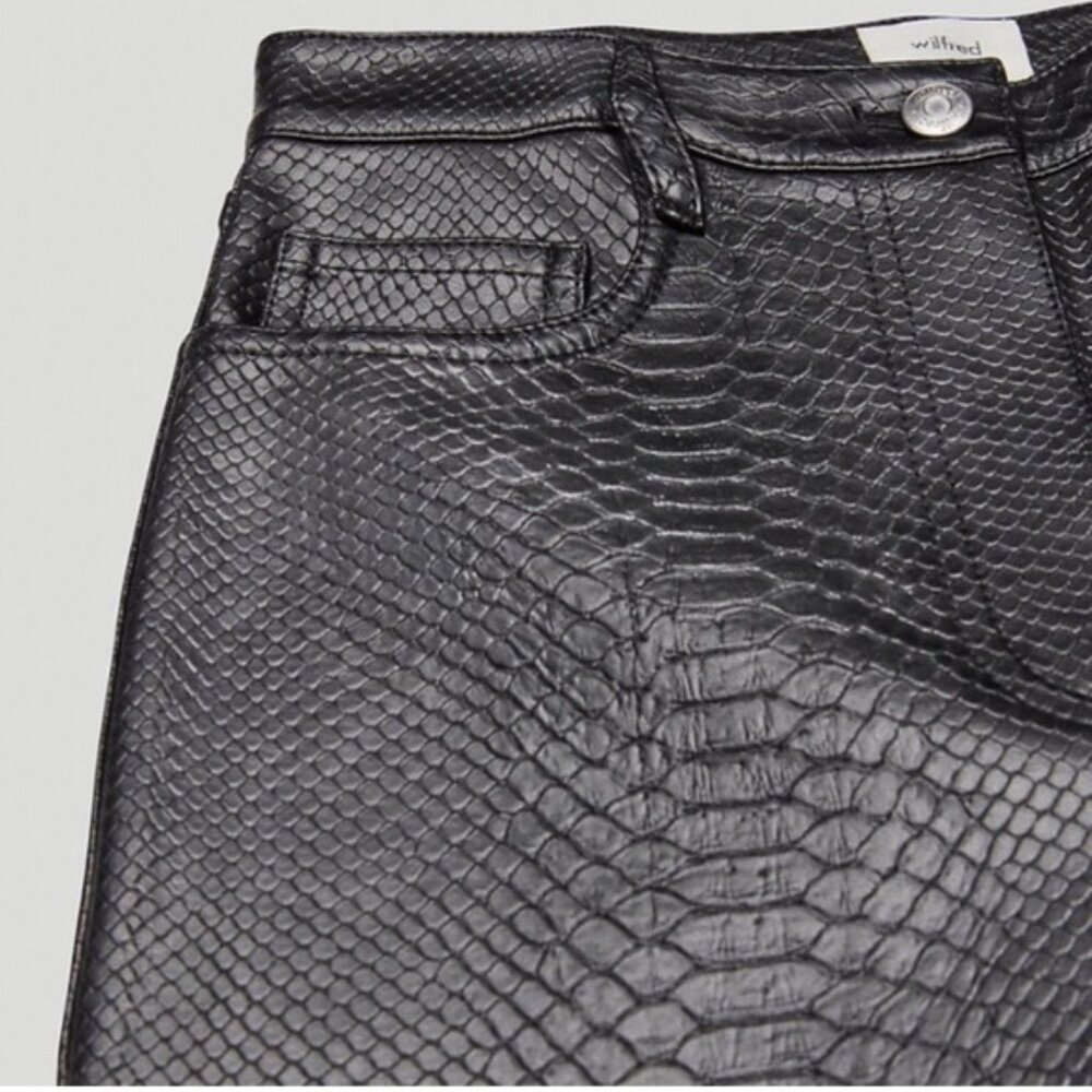 Wilfred Melina python blk sz 0, 2